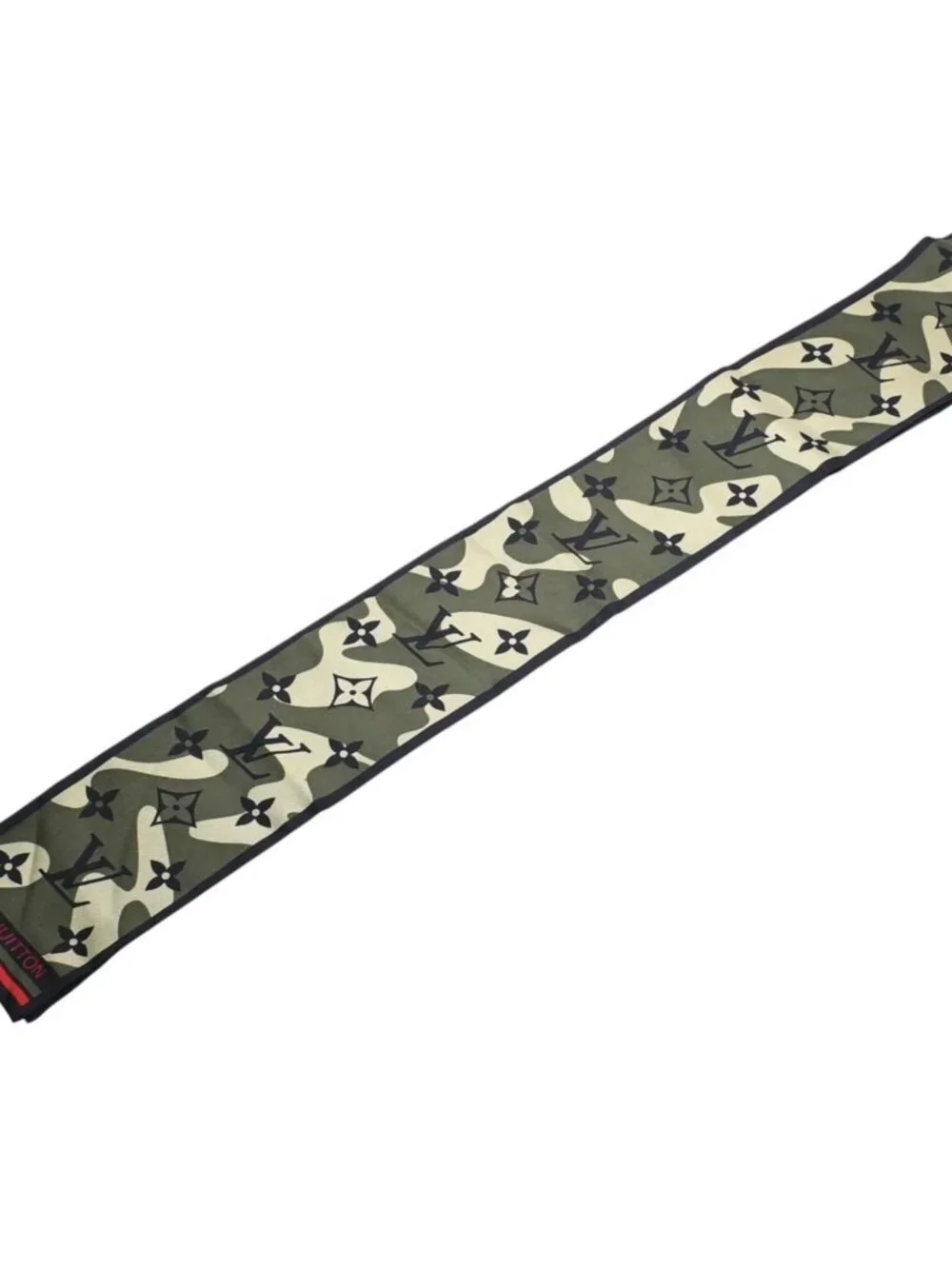 Louis Vuitton Takashi Murakami Bandeau Monogram Moflage Scarf Twilly Silk